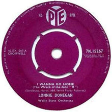 Load image into Gallery viewer, Lonnie Donegan / Lonnie Donegan's Skiffle Group : I Wanna Go Home (The Wreck Of The John "B") / Jimmie Brown The Newsboy (7", Single)