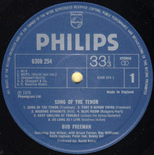 Load image into Gallery viewer, Bud Freeman : Song Of The Tenor (LP)