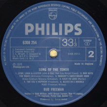Load image into Gallery viewer, Bud Freeman : Song Of The Tenor (LP)