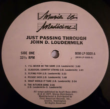Load image into Gallery viewer, John D. Loudermilk : Volume 2: John D. Loudermilk... Just Passing Through (LP, Album)