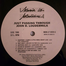 Load image into Gallery viewer, John D. Loudermilk : Volume 2: John D. Loudermilk... Just Passing Through (LP, Album)