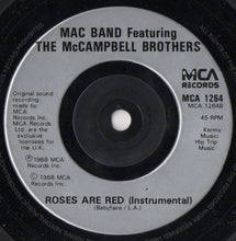 Load image into Gallery viewer, Mac Band Featuring The McCampbell Brothers : Roses Are Red (7", Single, Sil)