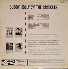 Load image into Gallery viewer, Buddy Holly And The Crickets (2) : Buddy Holly And The Crickets (LP, Album, Mono, RE, RP)