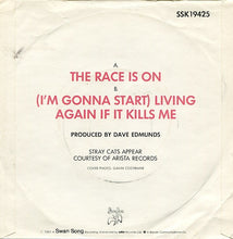 Load image into Gallery viewer, Dave Edmunds With Stray Cats : The Race Is On (7", Single)