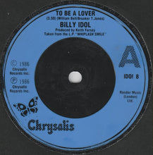 Load image into Gallery viewer, Billy Idol : To Be A Lover (7", Single, Blu)