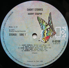Load image into Gallery viewer, Harry Chapin : Short Stories (LP, Album)