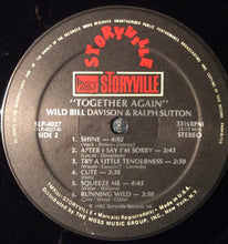 Load image into Gallery viewer, Wild Bill Davison, Ralph Sutton (2) : Together Again (LP, Album)