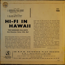Load image into Gallery viewer, The Hawaiian Hula Boys : Hi-Fi In Hawaii (7", EP)