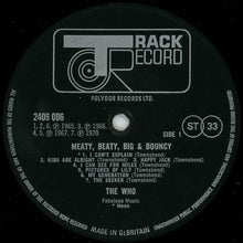 Load image into Gallery viewer, The Who : Meaty, Beaty, Big & Bouncy (LP, Comp, Mono, Gat)