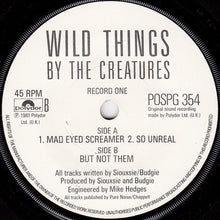 Load image into Gallery viewer, The Creatures : Wild Things (2x7", Single, Non)