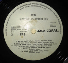 Load image into Gallery viewer, Buddy Holly : Greatest Hits (LP, Comp, Mono, RE)