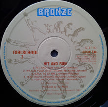 Load image into Gallery viewer, Girlschool : Hit And Run (LP, Album)