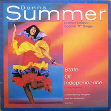 Load image into Gallery viewer, Donna Summer : State Of Independence (12", Single, Ltd)