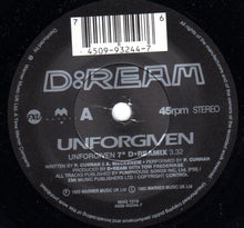 Load image into Gallery viewer, D:Ream : Unforgiven (7", Single)
