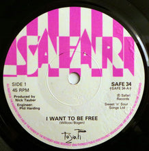 Load image into Gallery viewer, Toyah (3) : I Want To Be Free (7", Single, Sol)