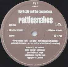 Load image into Gallery viewer, Lloyd Cole And The Commotions* : Rattlesnakes (LP, Album, Whi)