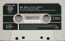 Load image into Gallery viewer, Black Sabbath : Mob Rules (Cass, Album)