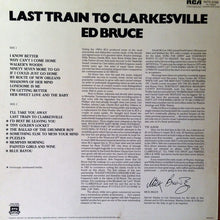 Load image into Gallery viewer, Ed Bruce : Last Train To Clarkesville (LP, Album, Comp)