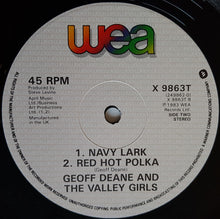 Load image into Gallery viewer, Geoff Deane And The Valley Girls : Navy Lark (Stretch) (12")
