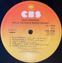 Load image into Gallery viewer, Willie Nelson And Roger Miller : Old Friends (LP, Album)