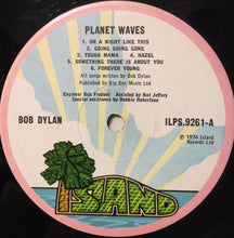 Load image into Gallery viewer, Bob Dylan : Planet Waves (LP, Album)