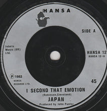 Load image into Gallery viewer, Japan : I Second That Emotion (7", Single, Sil)