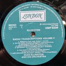 Load image into Gallery viewer, Duke Ellington And His Orchestra : The Radio Transcriptions Vol. 2 (LP, Mono)