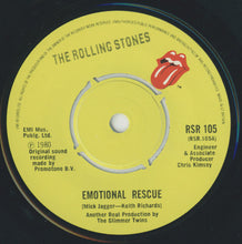 Load image into Gallery viewer, The Rolling Stones : Emotional Rescue (7", Single)