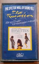 Load image into Gallery viewer, The Ronettes : The Ronettes Sing Their Greatest Hits With The Phil Spector Wall Of Sound Vol. 1 (Cass, Album, RE)