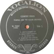 Load image into Gallery viewer, Tompall Glaser & The Glaser Brothers : Country Folks (LP)