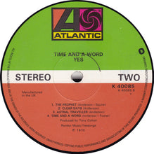 Load image into Gallery viewer, Yes : Time And A Word (LP, Album, RE)