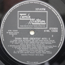 Load image into Gallery viewer, Diana Ross : Diana Ross' Greatest Hits / 2 (LP, Comp, Emb)