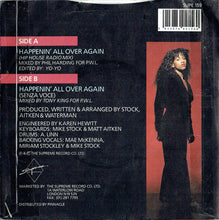 Load image into Gallery viewer, Lonnie Gordon : Happenin' All Over Again (7", Single, Pap)