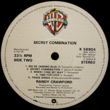 Load image into Gallery viewer, Randy Crawford : Secret Combination (LP, Album)