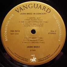 Load image into Gallery viewer, Joan Baez : In Concert (LP, Album, RE)