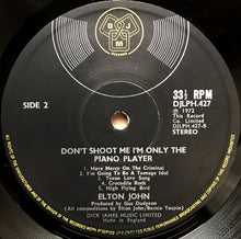 Load image into Gallery viewer, Elton John : Don't Shoot Me I'm Only The Piano Player (LP, Album)