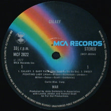 Load image into Gallery viewer, War : Galaxy (LP, Album)