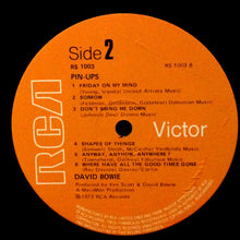 Load image into Gallery viewer, David Bowie : Pinups (LP, Album, RP)