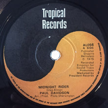 Load image into Gallery viewer, Paul Davidson / The Organization (7) : Midnight Rider / Organized Version (7", Single, Sol)
