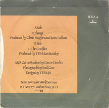 Load image into Gallery viewer, Tears For Fears : Change (7", Single, Sil)