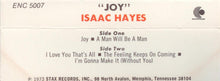 Load image into Gallery viewer, Isaac Hayes : Joy (Cass, Album)