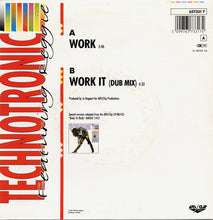 Load image into Gallery viewer, Technotronic Featuring Reggie : Work (7", Single)