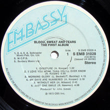 Load image into Gallery viewer, Blood, Sweat And Tears : The First Album (LP, Album, RE)