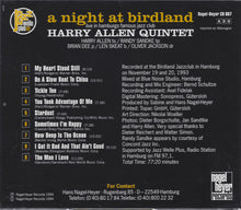 Load image into Gallery viewer, Harry Allen Quintet : A Night At Birdland Volume 1 (CD, Album)