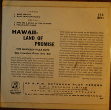 Load image into Gallery viewer, The Hawaiian Hula Boys : Hawaii - Land Of Promise (7", EP, Mono, RP, Bla)