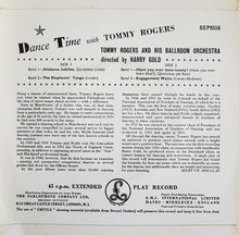 Load image into Gallery viewer, Tommy Rogers And His Ballroom Orchestra : Dance Time With Tommy Rogers (7", EP)