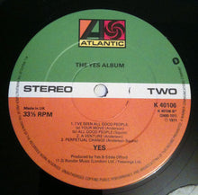 Load image into Gallery viewer, Yes : The Yes Album (LP, Album, RP, Gat)