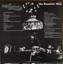 Load image into Gallery viewer, Waylon Jennings : Waylon The Ramblin' Man (LP, Album, RE, Ind)
