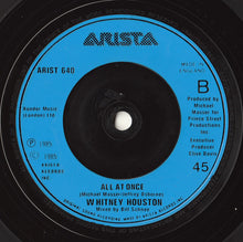 Load image into Gallery viewer, Whitney Houston : Saving All My Love For You (7", Single, Blu)