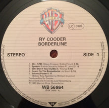 Load image into Gallery viewer, Ry Cooder : Borderline (LP, Album)